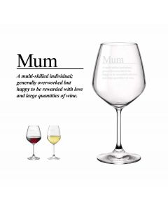 Funny crystal wine glass for Mother's day presents