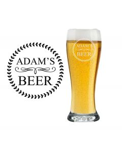 Personalised beer glasses for birthday gifts