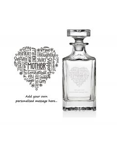 Personalised Crystal decanter for Mum