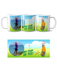 Golf themed gift mug