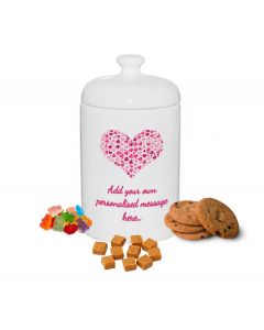 Personalised lolly jar for valentine's day gifts