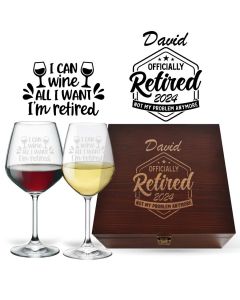 Officially retired wine glasses box sets.