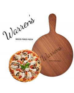 Personalised wood fired pizza boards
