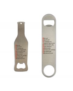 Stainless steel bottle openers for retirement gifts