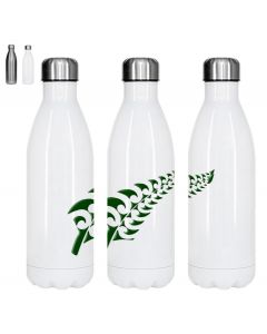 Reusable drinks bottle with fern design