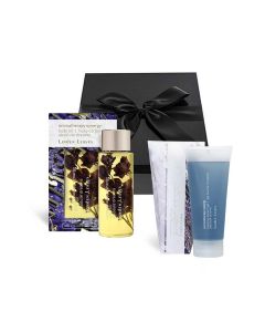 Shower gel and body oil gift box