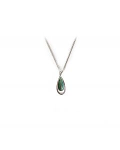 New Zealand Greenstone teardrop pendant for birthday gifts