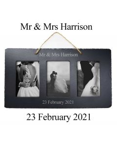 Mr and Mrs photo frame