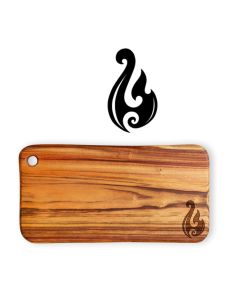 Hei Matau hook engraved solid wood chopping boards