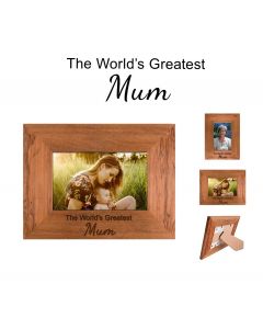 Rimu wood photo frame for Mum's birthday gift
