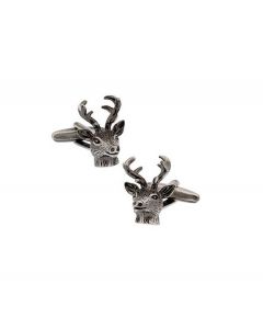 Stag head cufflinks for birthday gifts