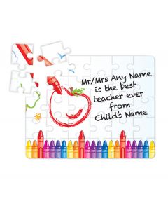 Personalised jigsaw puzzle for your teacher