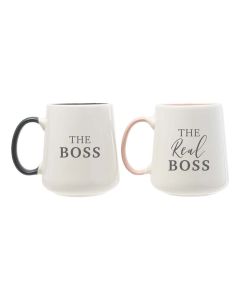 Boss & Real Boss mug gift set for couples