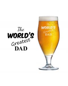 Beer glass for the world's greatest dad