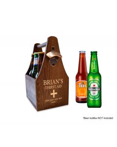 Birthday Father's Day Gift Personalised Beer Bottle Caddy Gifts for Him Anniversary Fun Personalised Gifts