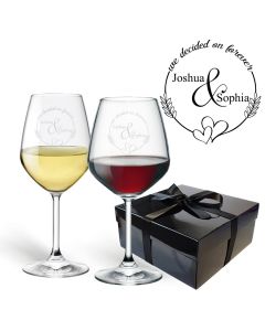 We decided on forever crystal wine glasses gift set for couples in New Zealand.