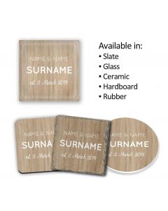 Coaster gift sets for wedding anniversaries.