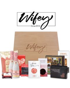 Personalised luxury gourmet treats gift boxes for your wife.