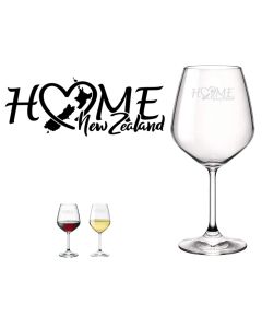 Crystal wine glasses with love New Zealand home design laser engraved
