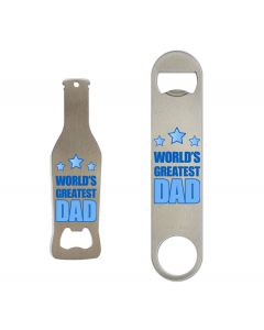 Stainless steel gift bottle opener for Dad