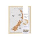 New Zealand Map Travel Board with Pins
