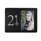 Slate photo frame for 21st birthday gifts