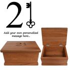 21st Birthday luxury keepsake boxes made from New Zealand Rimu wood