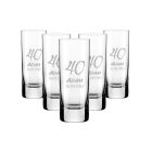 Personalised shot glasses for 40th birthday gifts