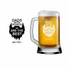 Personalised Dads with Beards Themed Beer Mug