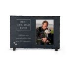 Slate photo frame for the best dog dad ever in New Zealand.
