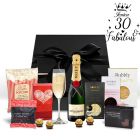 Personalised Champagne and gourmet treat gift boxes for women's birthdays in New Zealand.