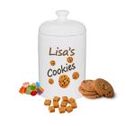 Personalised cookie jar for birthday gifts