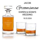 Decanter gift sets for the wedding guests