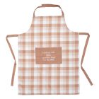 Gingham design apron for cooking