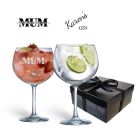 Personalised set of Gin glasses for Mum