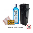 Gin and chocolates gift box
