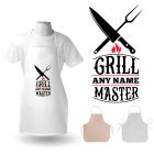 Personalised master grill BBQ aprons
