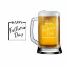 Happy father's day beer mug