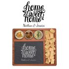Housewarming gifts personalised cheese boards.