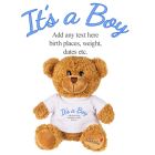 New baby boy personalised teddy bears