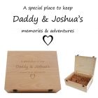 Personalised keepsake boxes for new dads in New Zealand.