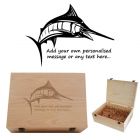 Marlin design wooden gift box