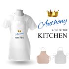 King of the kitchen cooking aprons for men