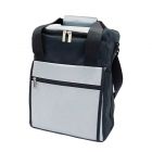 Fully insulated wine cooled bag in grey and black