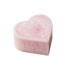 Living light peony rose heart candle