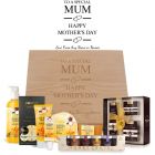Luxury Manuka Honey and chocolates gift boxes for Mother's Day.