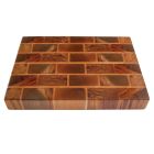 Butchers block Rimu and Beech wood chopping boards with a wall design