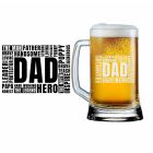 Man myth legend beer glass gift for dad