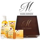 Manuka Honey box sets with personalised initial and name design engraved pine box.