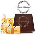 Manuka Honey gift box with personalised floral design and name engarved.
